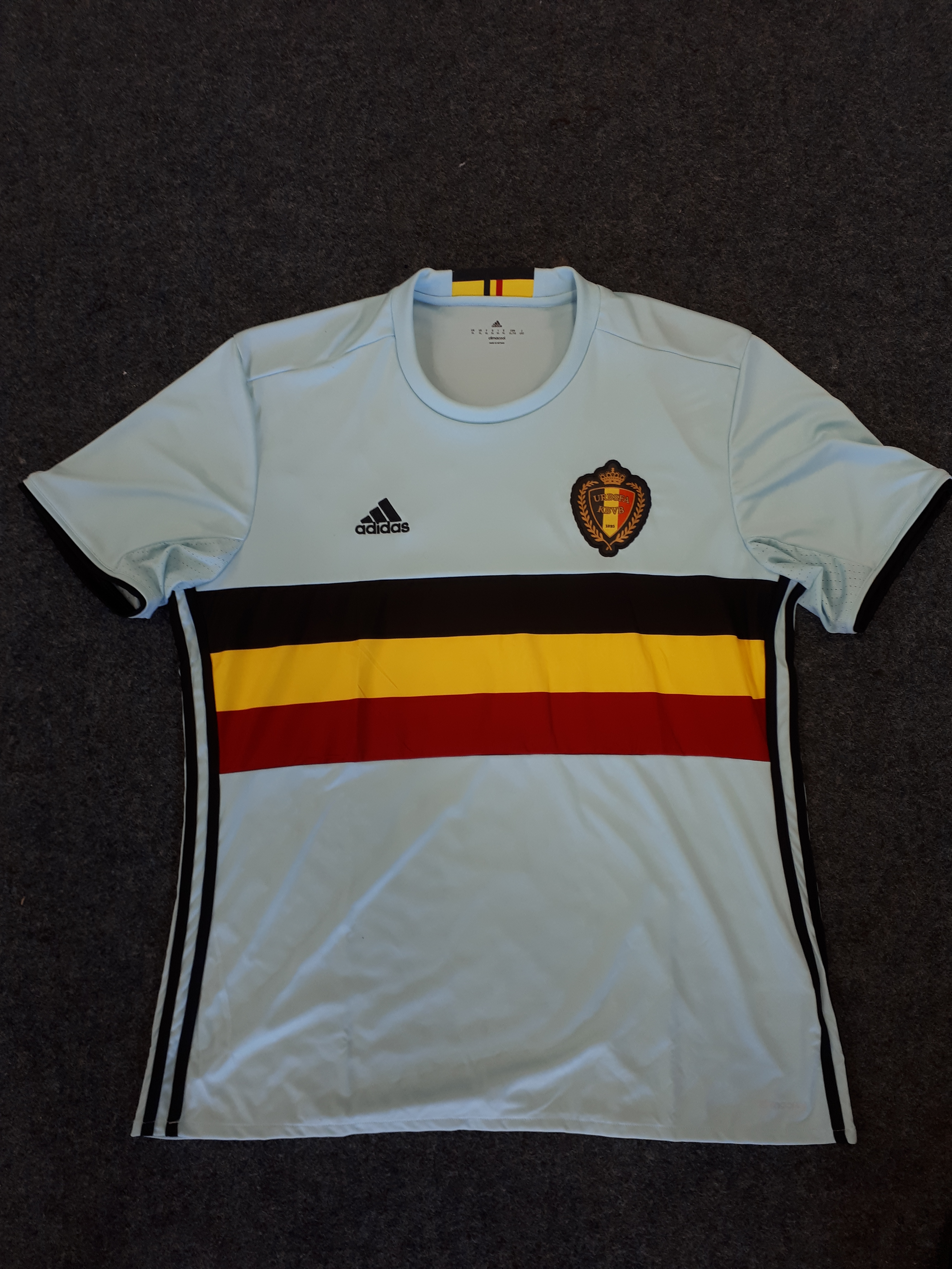 Fussballmannschaft Belgien - Auswärtstrikot blau EM 2016