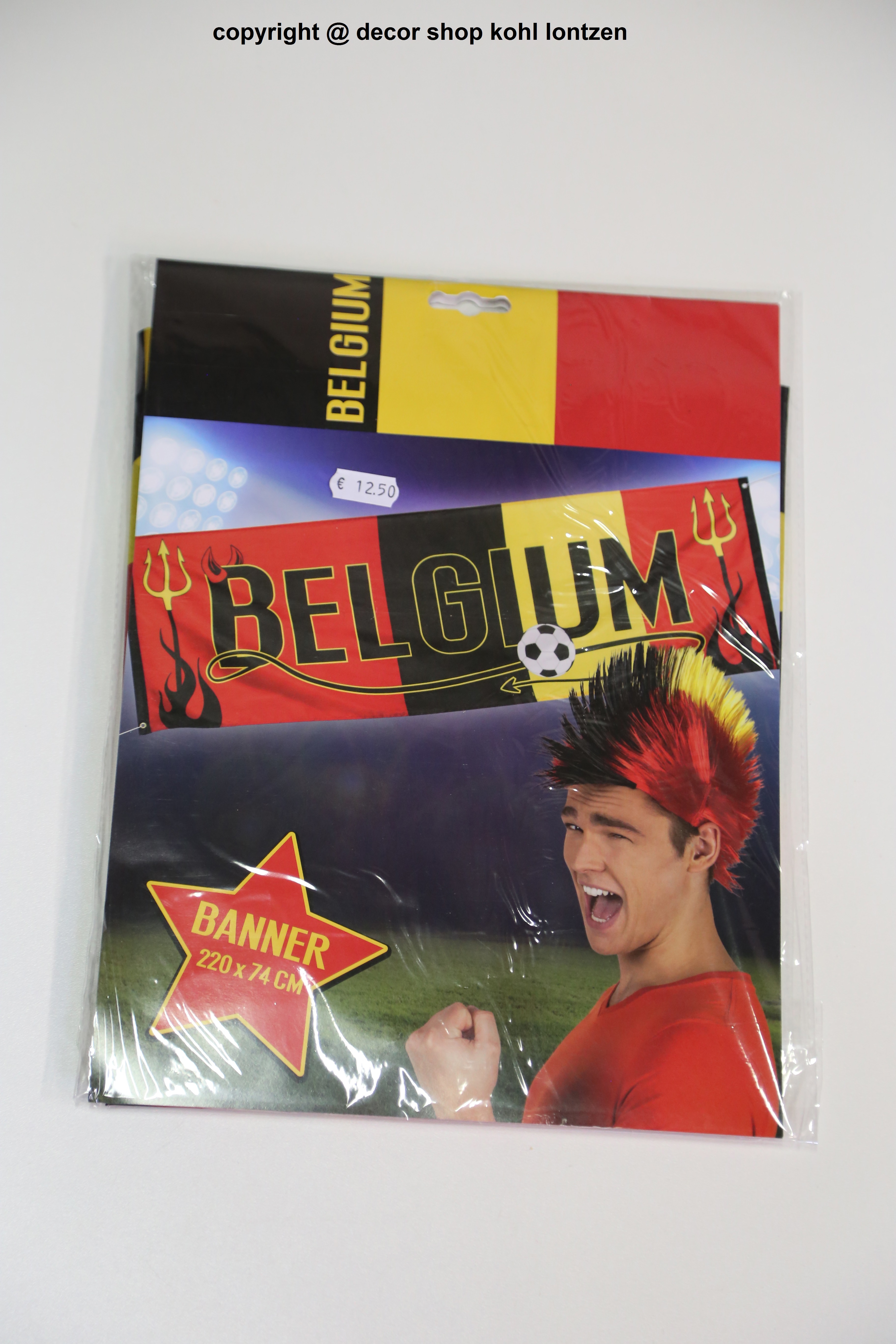 Drapeau  2m22 Belgique